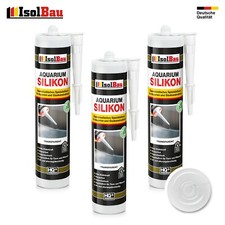 Aquarium Silikon Transparent 3x300ml Aquarium Süß/Meerwasser Kleber Glassilikon
