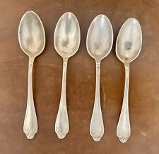 DEETJEN 100 Besteck Vintage Antik Löffel Teelöffel 4-teilig, silber -auflage