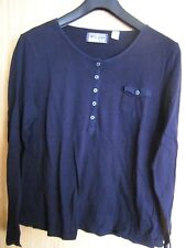 TCM,North Route, Damen Shirt,langer Arm ,dunkelblau, Baumwolle,Größe 44