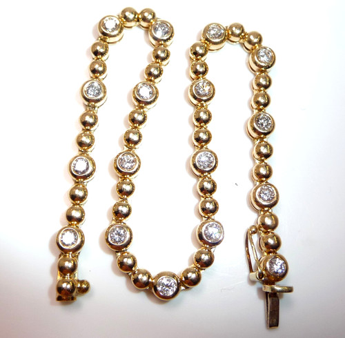Tennis armband 585 gold - tennis,