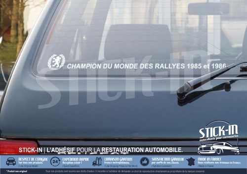 Aufkleber world champion rally - aufkleber,