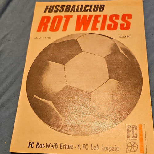 Fußballprogramm rot weiß - fußballprogramm:, rot-weiß