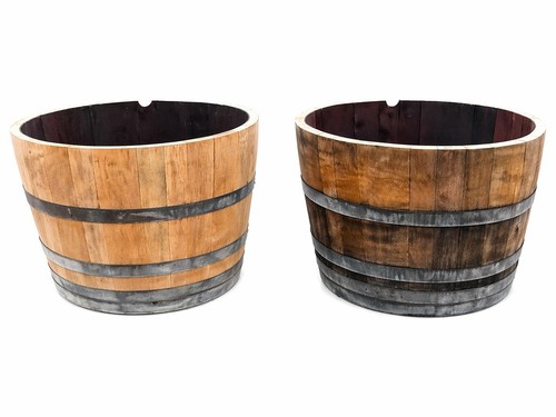 Halbiertes 115l weinfass als - 115l,
