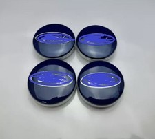 4x54mm For Ford DunkelBlau Nabendeckel  Radkappen Nabenabdeckung Felgendeckel
