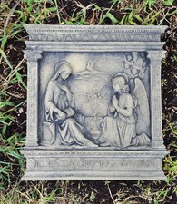 Engel Gabriel Schutzengel Wandbild Relief aus Kunst Sandstein im Antik Look X 34