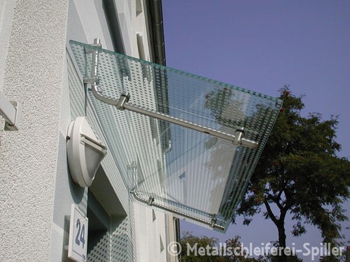 V2a edelstahl vordach - edelstahl,