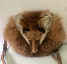 Muff, 2 in 1 Handtasche, Handwärmer Fuchs, Rotfuchs, Lamm +Seehund gefüttert
