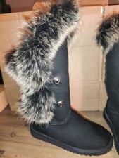 Australia Luxe Collection Wildlederstiefel 37 schwarz 