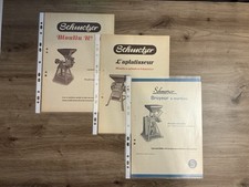 3x Orig. SCHMOTZER Mühlen Landmaschinen Prospekt Brochure Traktor Schlepper E6