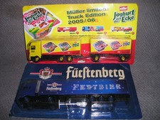 2x Modell LKW MAN Bierlaster