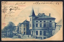 Ansichtskarte Cuxhaven, Rüschs Hotel, H. Arriens Hotel, Deichstrasse 1900 