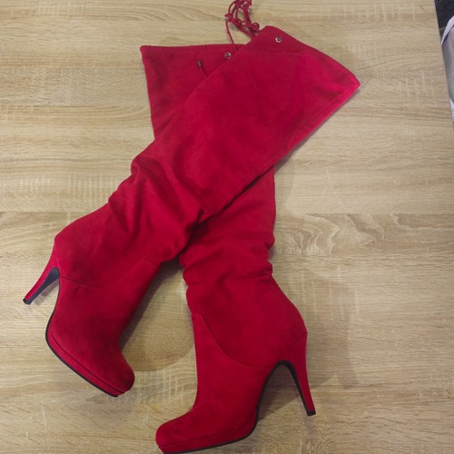 Tamaris red suede - red, the