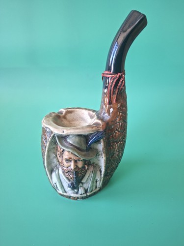 Aschenbecher pfeife keramik - aschenbecher,