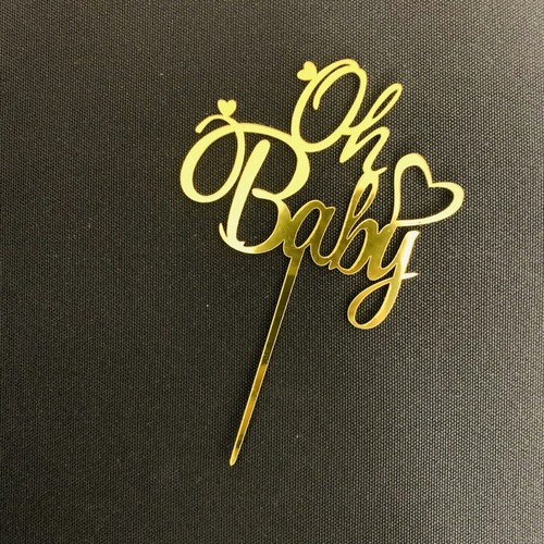 Acryl cake topper baby - oh,