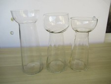 3 ganz alte  Hyazinthengläser