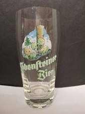 Brauereibierglas "Lobensteiner Bier" aus Thüringen - schweres Becherglas 0,3