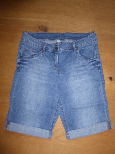 Damen jeans hose shorts - hose,