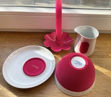 Kahla Touch Pink Kännchen, Müslischale, Unterteller