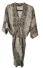 ZARA Kleid Schlangenmuster