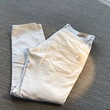 PLEASE P78 Boyfriend Jeans Gr S 38/40 TOP Zustand Wollweiß Beige Used Look Low