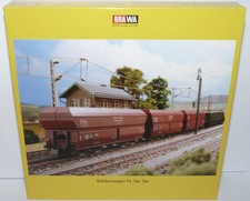 Brawa 1805 N ++ Set 3x Kohlenwagen 00tz Erz III der DB in OVP ++ #A4_511