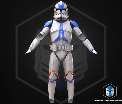 Clone trooper knie phase - phase, 2