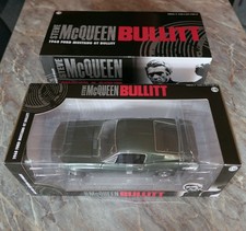 GREENLIGHT 1968 FORD MUSTANG GT BULLITT Steve McQueen grün 1:18 Sonderverpackung