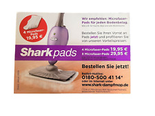 Dampfreiniger, Dampfmop von Shark, 5 Ersatz Pads mit Teppichgleitsohle