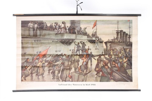 Alte lehrtafel schulwandkarte - lehrtafel,