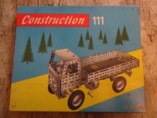 DDR-Metallbaukasten/Stabilbaukasten Construction 111