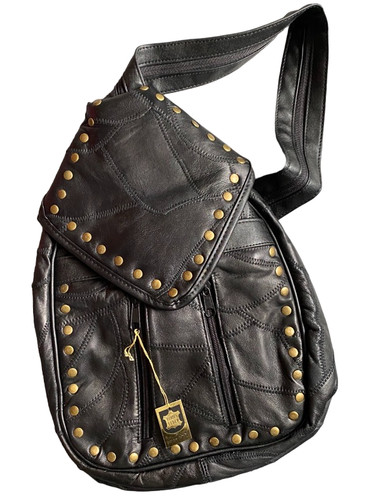 Lederrucksack schwarz mit - lederrucksack,