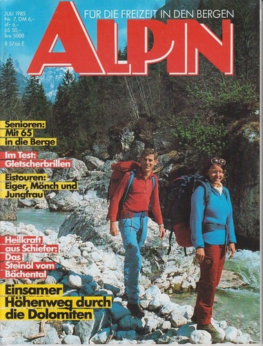 Alpin juli 1985 für die - juli,