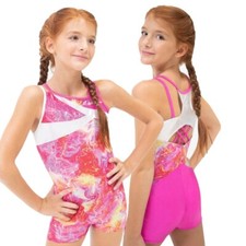 Mädchen Biketard Gymnastik Anzug 11484C - SPOTLIGHT