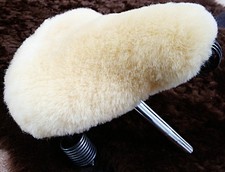 Lammfell Sitzbezug Fahrrad