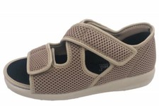 OrtoMed Klettsandale Beige