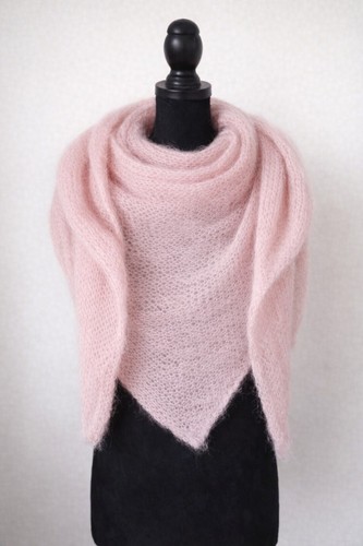 Dreieckstuch handgestrickt