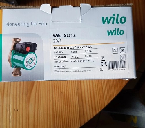 Wilo star 1 heizungspumpe - wilo,
