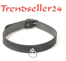Lederhalsband Ring der O