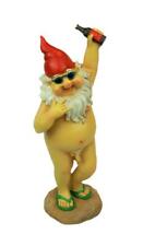 Nackter Zwerg macht Party freizüzig Erotik FKK lustiger Gartenzwerg H 31,5 cm