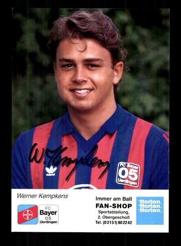 Werner kempkens autogrammkarte - kempkens,