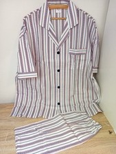 Herren Nachtwäsche Schlafanzug 2tlg Kurzarm Sommer Shorts 58 DDR