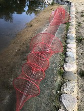 Nr.46 - Doppelreuse fischreuse reuse krebsreuse Aalreuse Fischnetz 3 Meter Neu