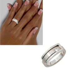 Diamantring 950 echt PLATIN PT