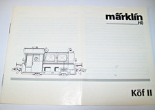 Märklin H0 - Bedienungsanleitung Köf II