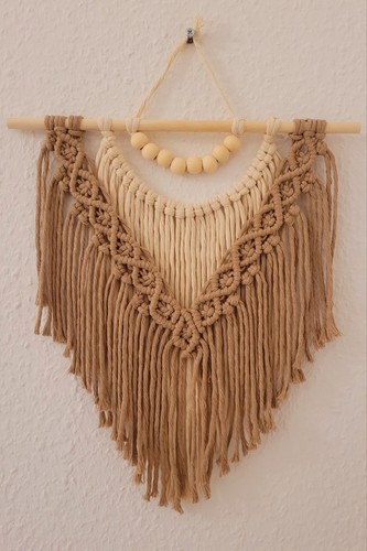 Makramee wandbehang boho - makramee,