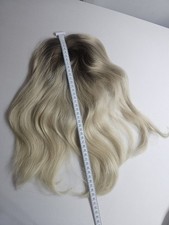 Hairdreams Microlines Haarteil, Haartopper für Oberkopf 40cm Root Shadow