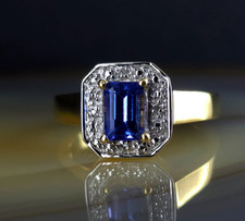 Ring Silber 925 Tansanit blau