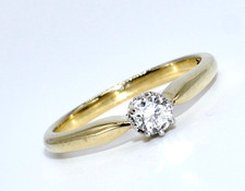 Solitär Brillant Ring