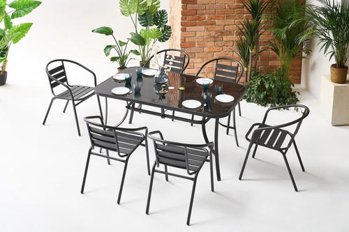 Gartenmöbelset tisch 150 - tisch, cm