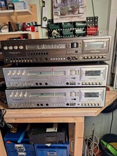 3 Stück Grundig Receiver RC 60 AMP Radio Kassette Vintage / Defekt